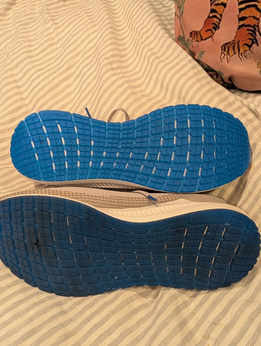 adidas Solar Blaze M Men's Running Shoes - Gray/Blue - Picture 5 of 9